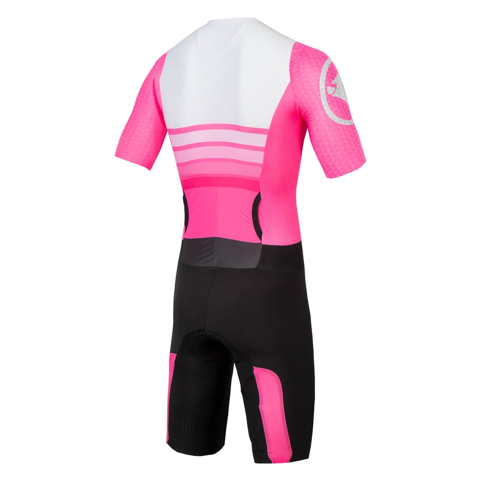 Men's QDC D2Z S/S Tri Suit II with SST - Hi-Viz Pink