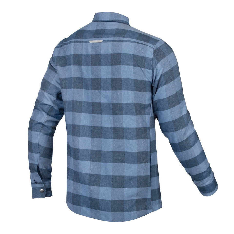 Men's Hummvee Flannel Shirt - Ensign Blue