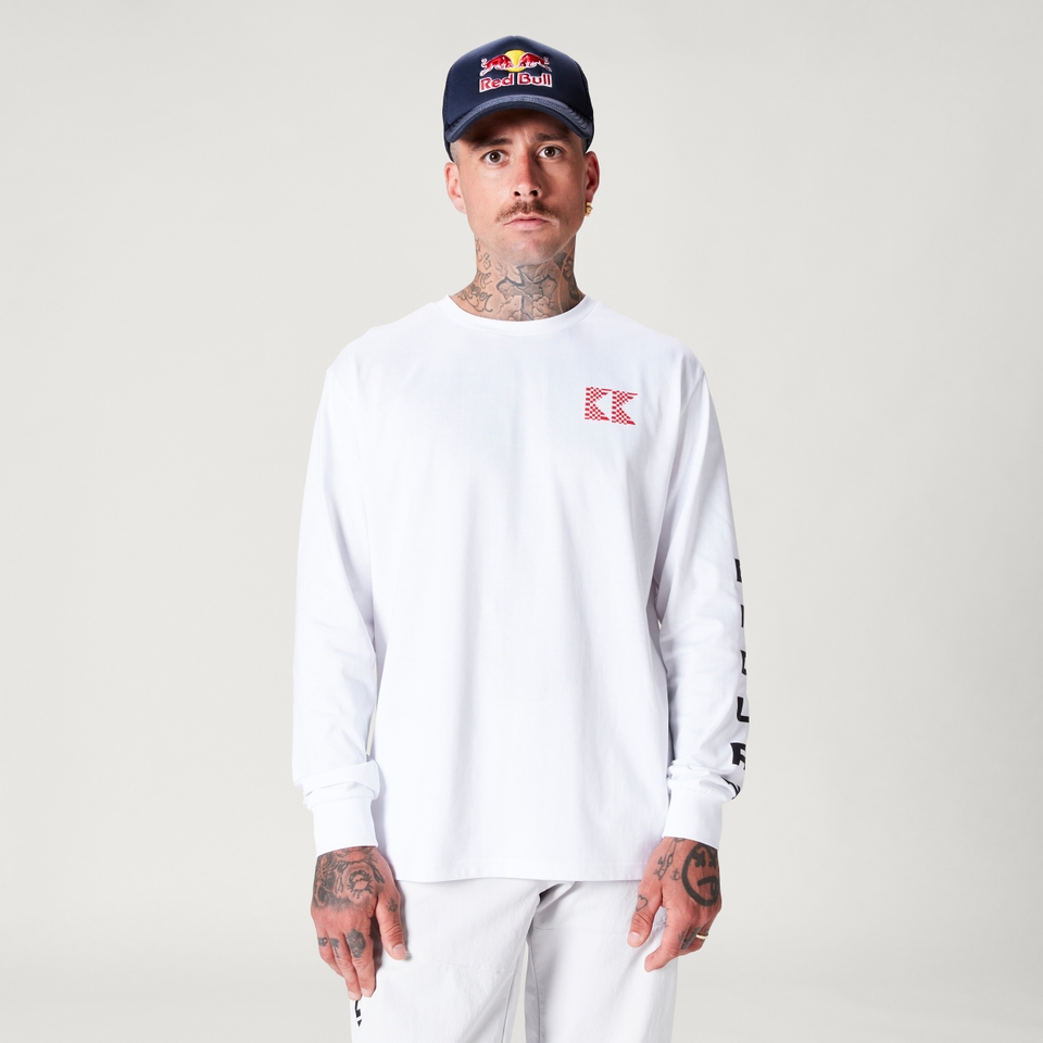 Unisex Kriss Kyle Long-Sleeve Tee - White